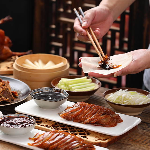 北京烤鸭美味无添加,北京烤鸭肥而不腻咸而不湿