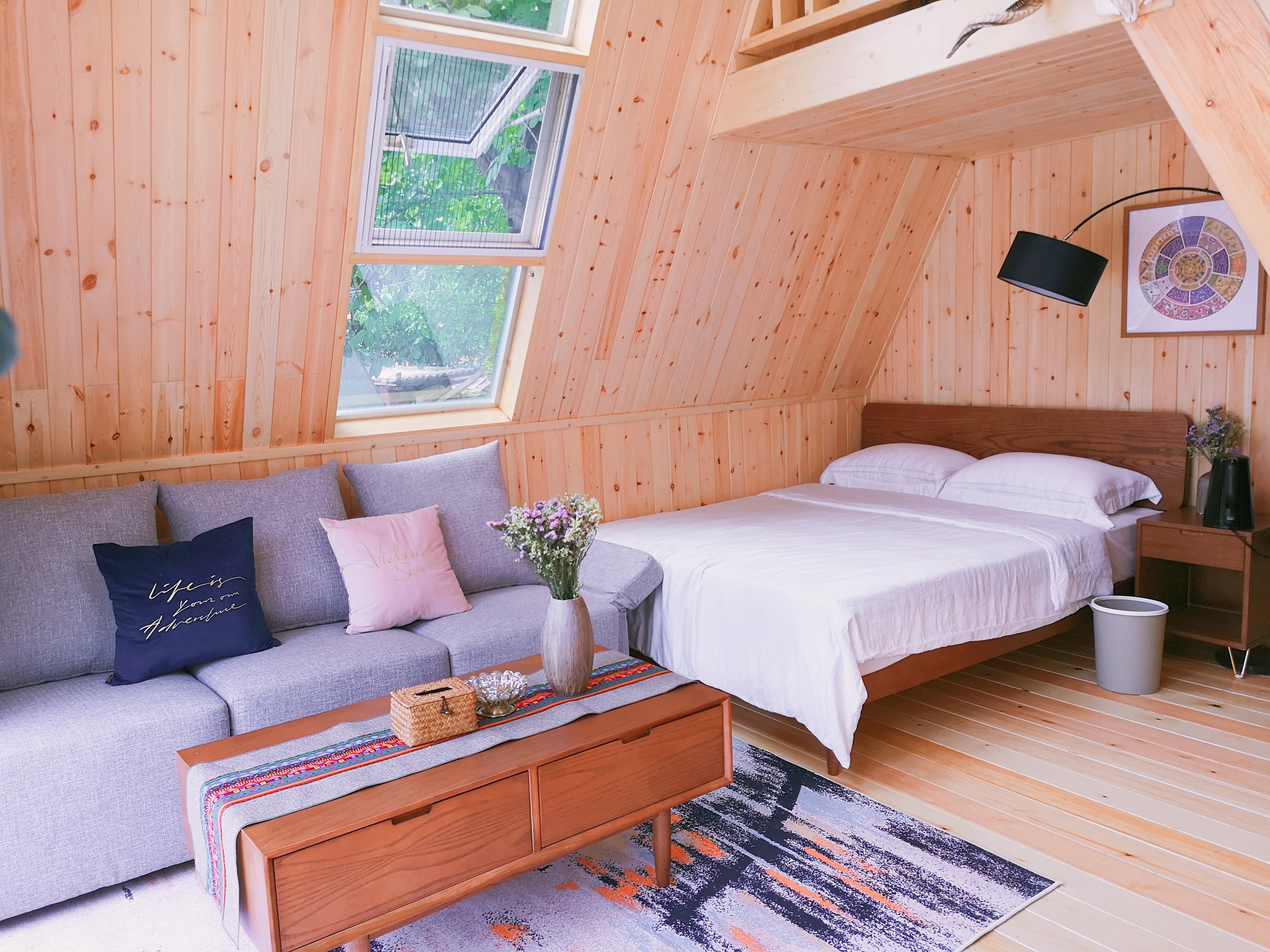 农庄木屋网红小院,景区网红农庄生态园