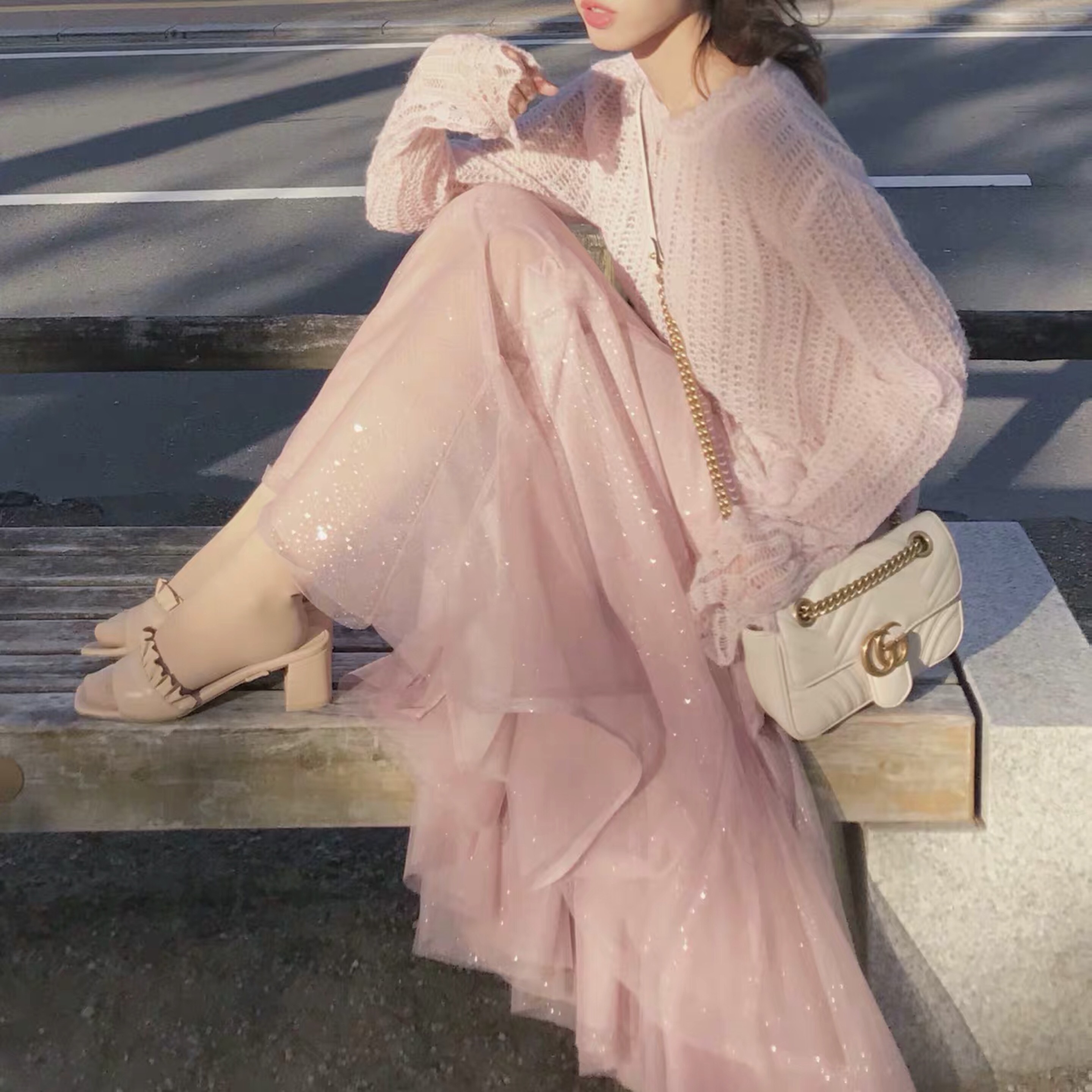 西装雪纺裙搭配,西装连衣裙百褶裙春款怎么搭配