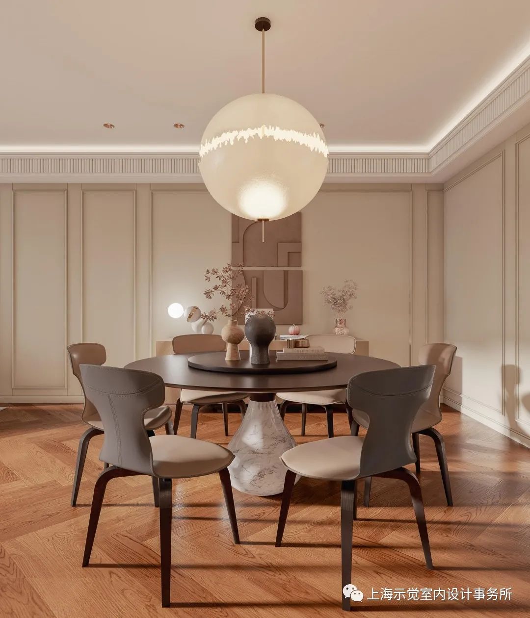 示觉设计|300㎡凯德茂名公馆，现代时尚与法式经典的融合