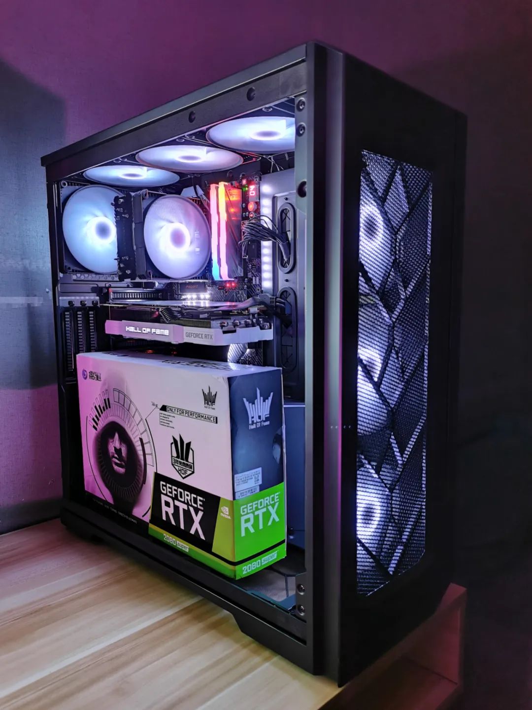 影驰名人堂hof显卡,影驰2080super显卡