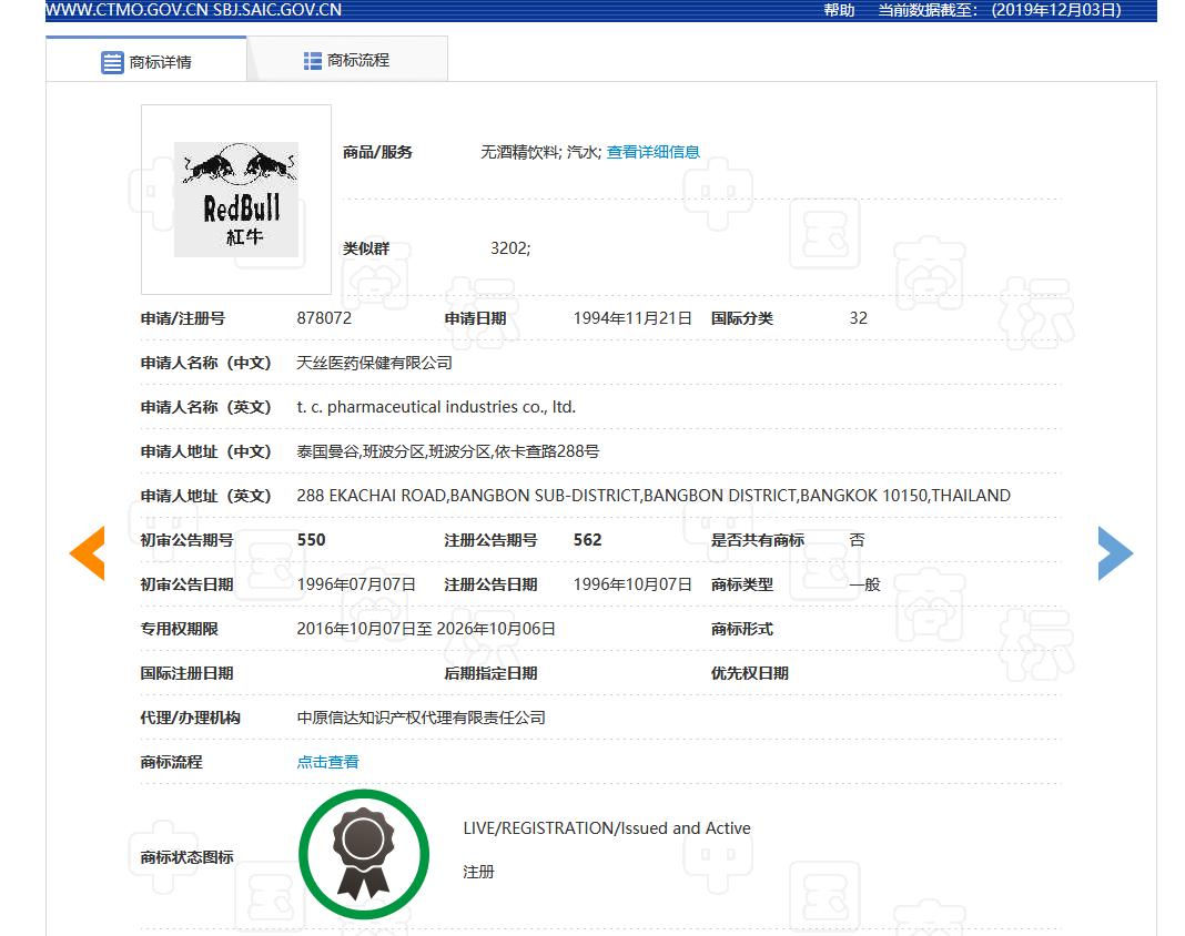 红牛商标纠纷最新消息,红牛商标案件最新结果