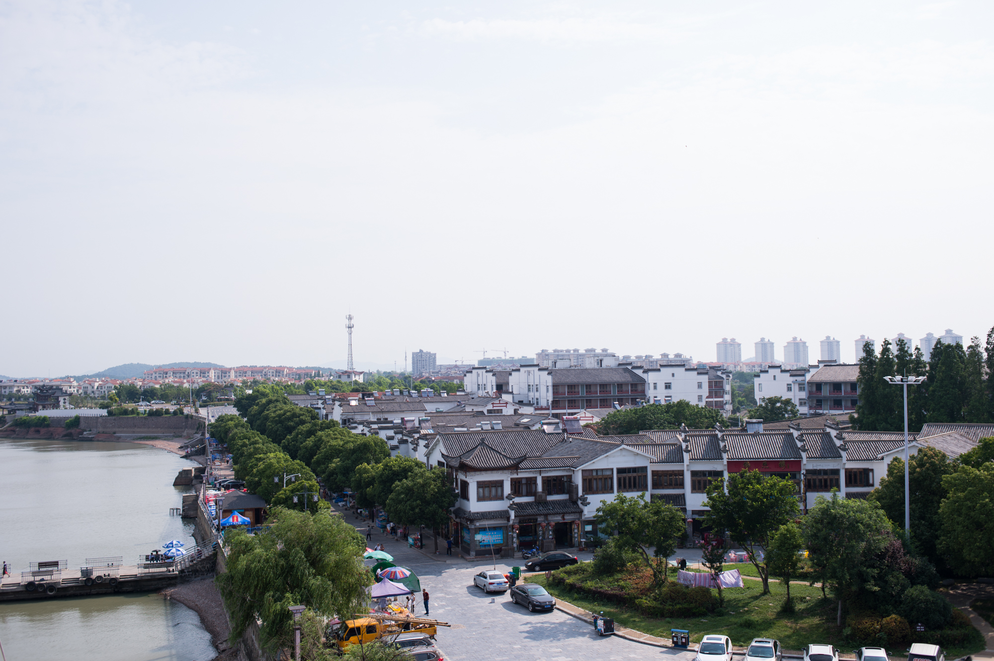 安徽巢湖水下古城遗址,巢湖古刹