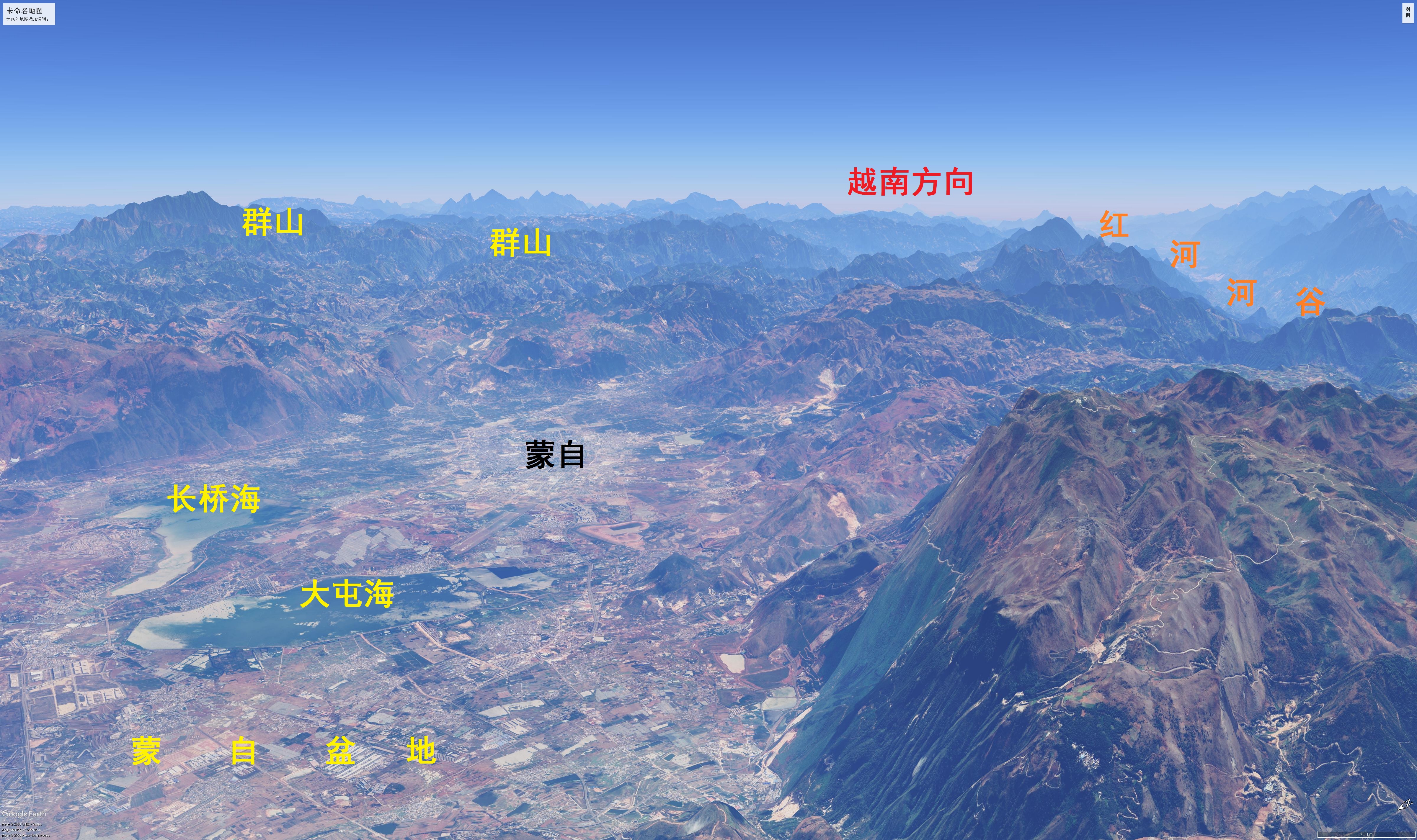 云南州级地形图,云南八大古国分布图