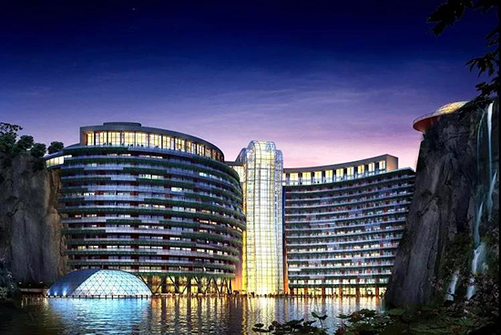 上海深坑酒店真实现状,上海深坑酒店世界十大奇迹