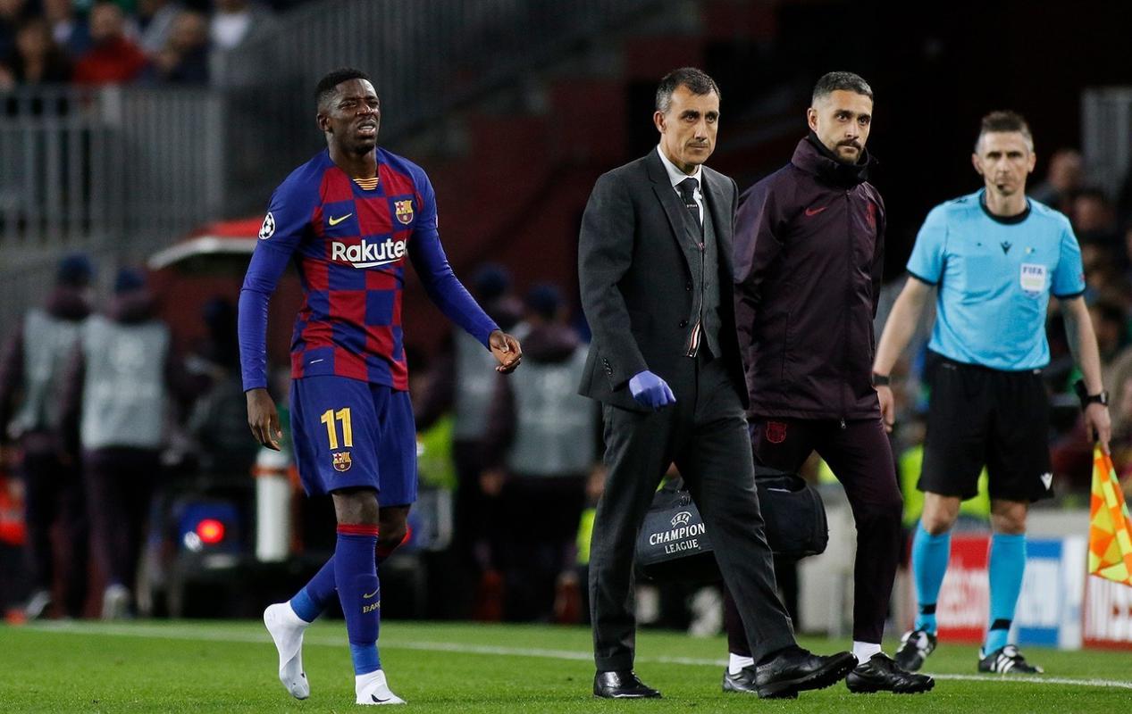 登贝莱巴萨时期高光时刻,登贝莱替巴萨破荒