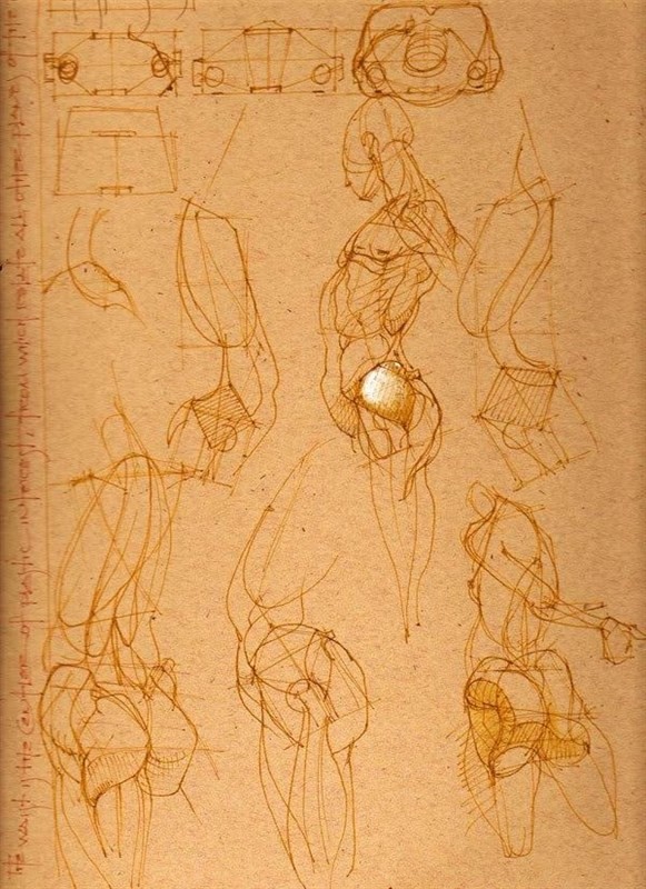 透视表现空间的基本方法,透视解剖学原理书籍