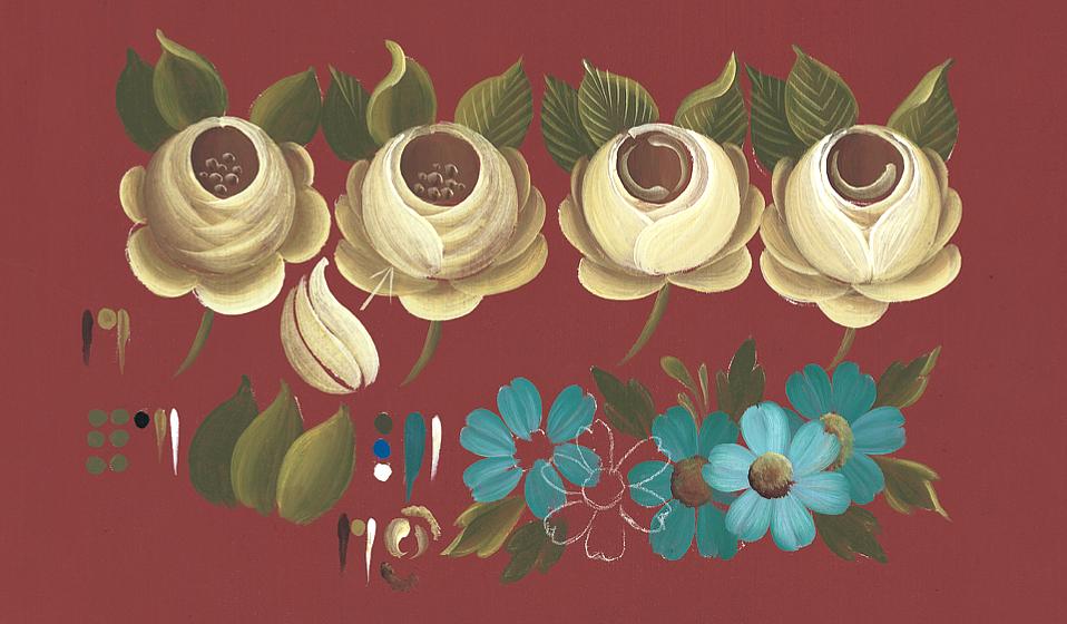 彩绘教程基础,初级彩绘教程