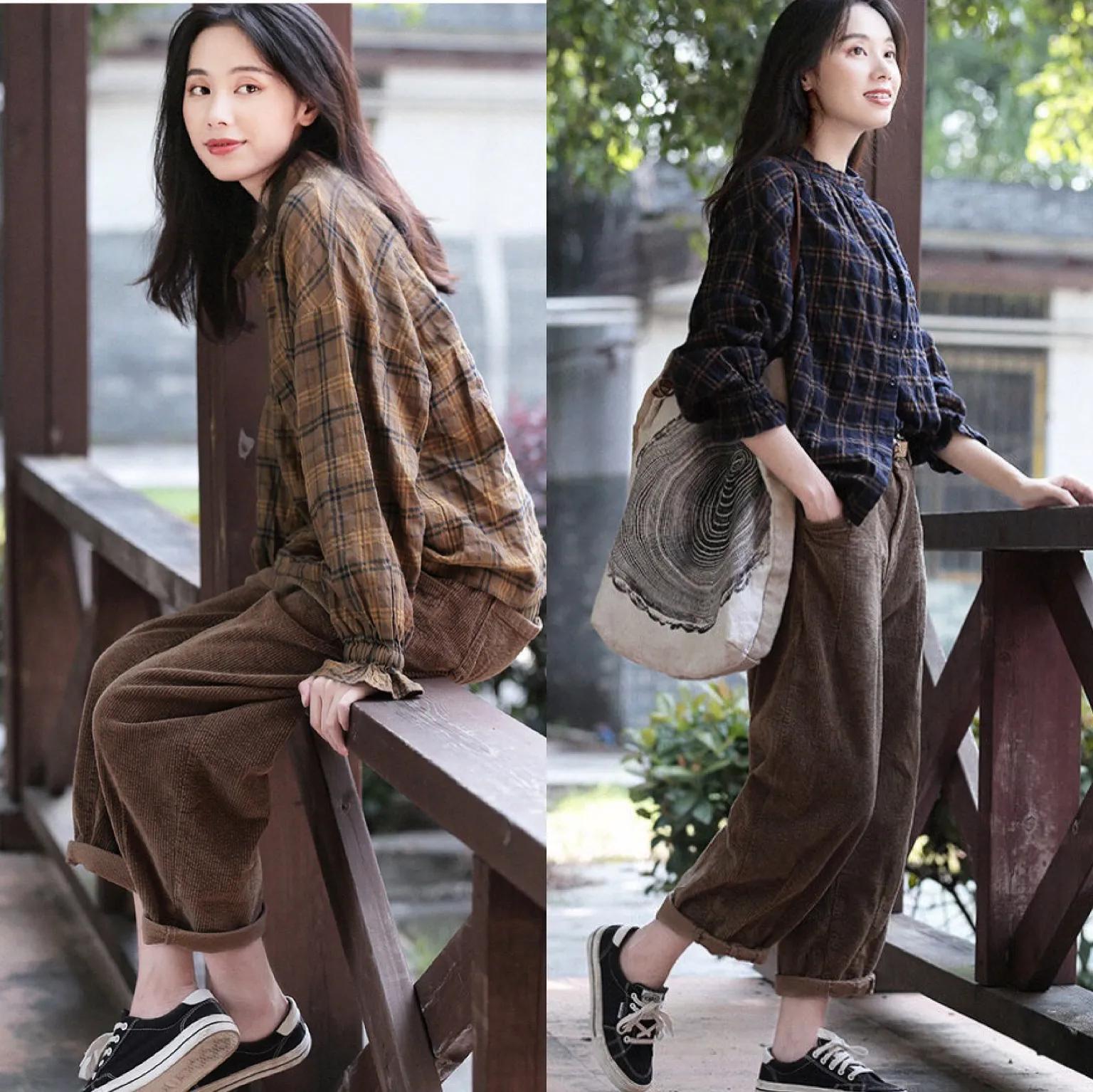 哈伦裤休闲减龄穿搭,微胖妹妹哈伦裤穿搭显瘦