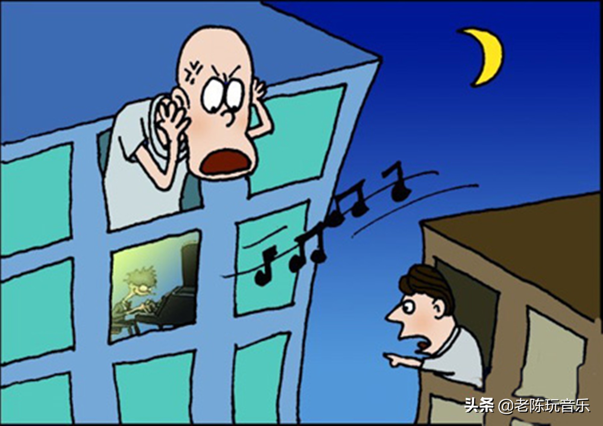 每天晚上都能听到楼上弹琴,楼上有人弹琴怎么解决