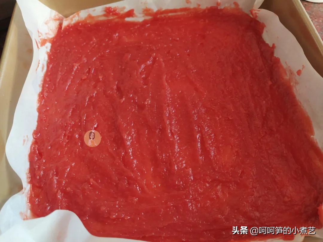 酸甜开胃的果丹皮快点学起来,吃卷果丹皮童年小零食