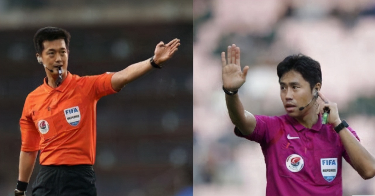 洋哨不靠谱！超业余跑位+被盲哨附体，韩籍裁判被青穗外援怒吼