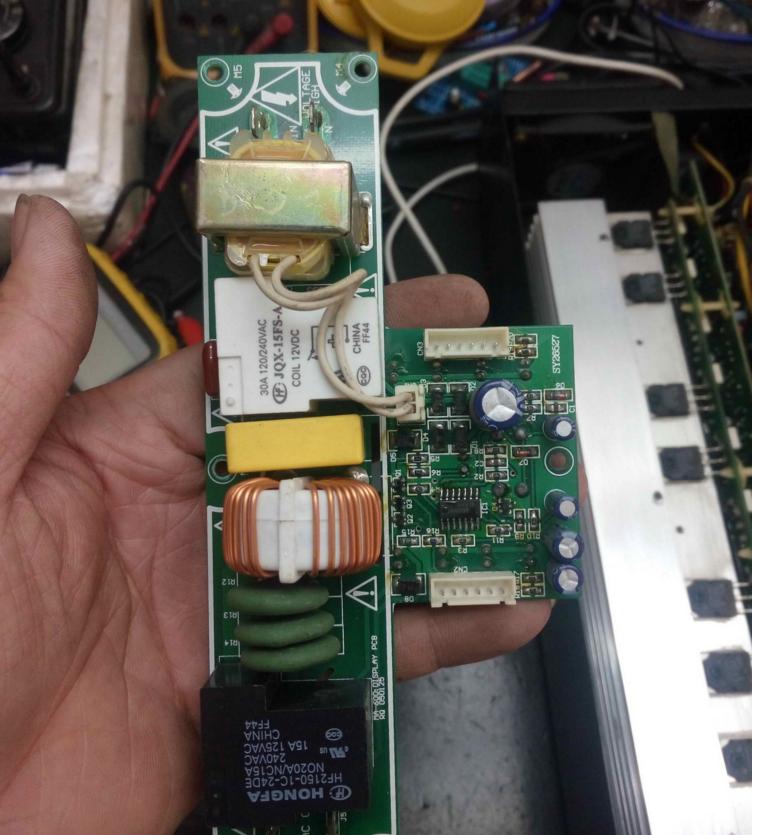 雅马哈功放机不开机故障维修,维修一台不开机专业功放机