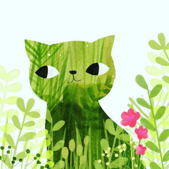 姑娘1天画1只猫坚持了100天 (坚持画猫100天的姑娘太有才了)