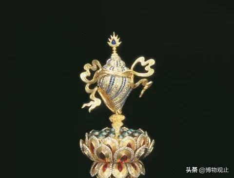 铜质藏传法器五股金刚,藏传佛教法宝图