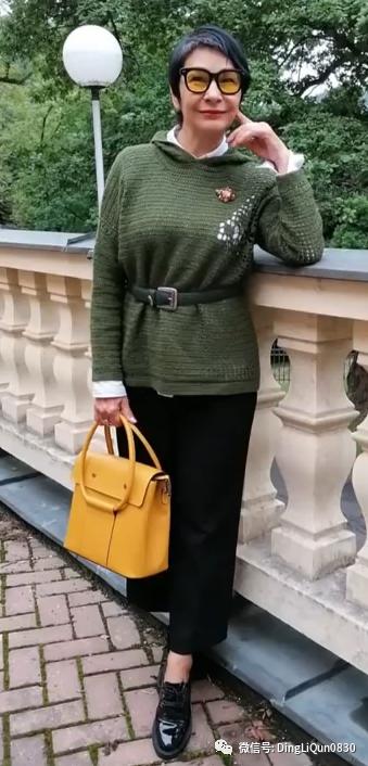 中老年人女冬季针织衫教程,针织中老年女装新款