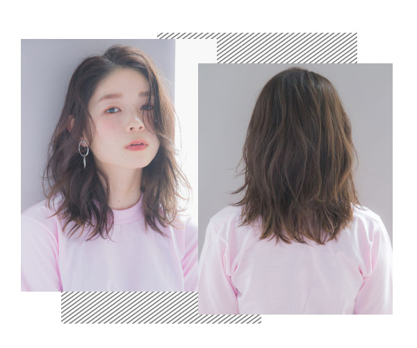 大圆脸空气刘海内扣中长发,圆脸齐刘海中长发适合什么发型