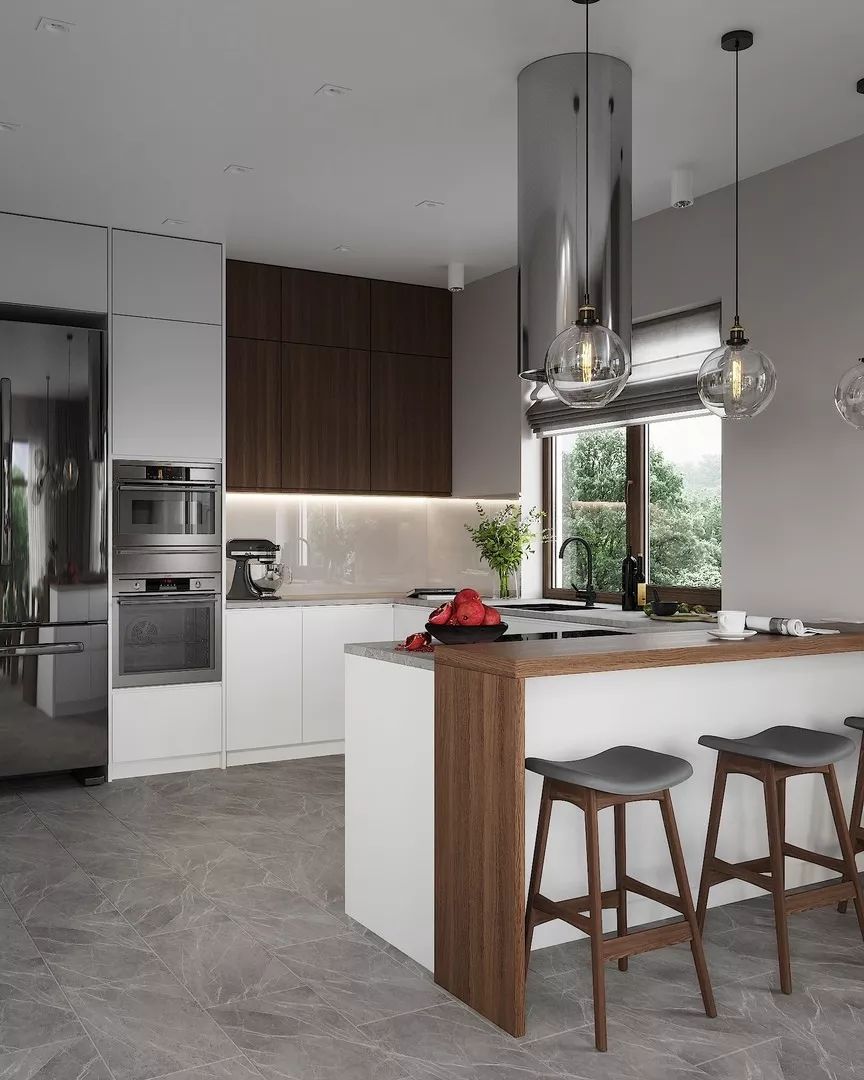 无把手橱柜好看吗,无把手橱柜柜门做法