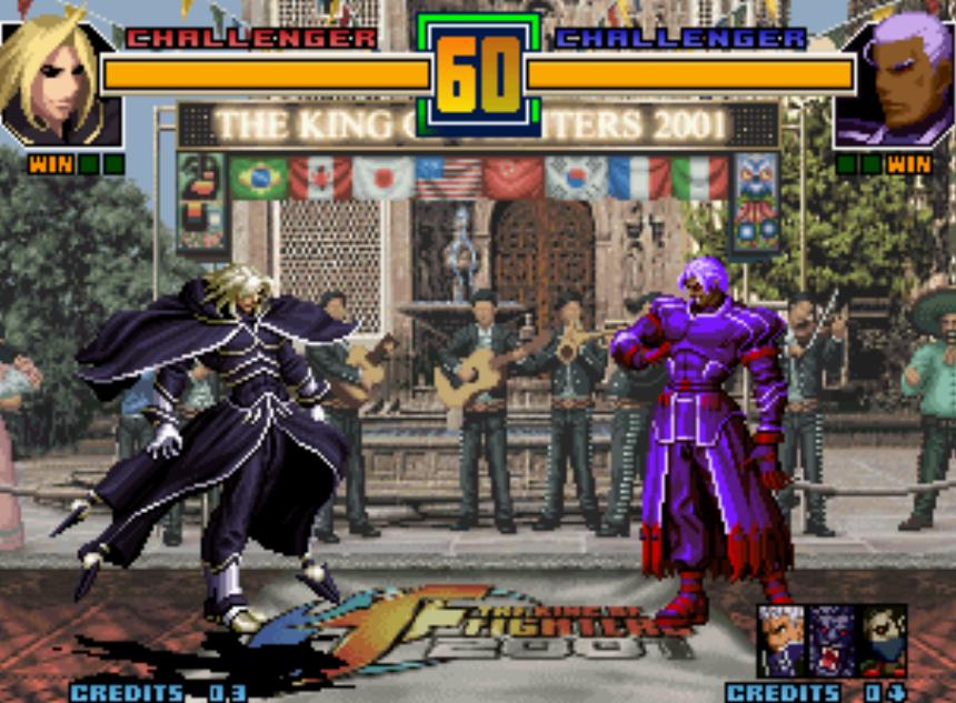 街机游戏机所有拳皇隐藏角色,街机游戏拳皇全明星