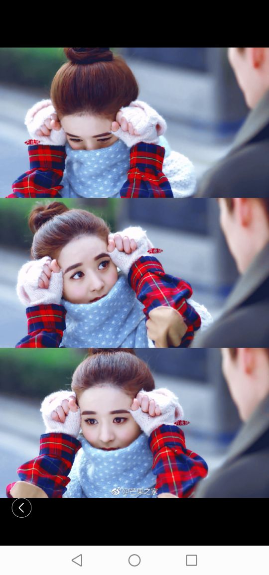 杉杉来了杉杉在雪中走,杉杉来了路人视角