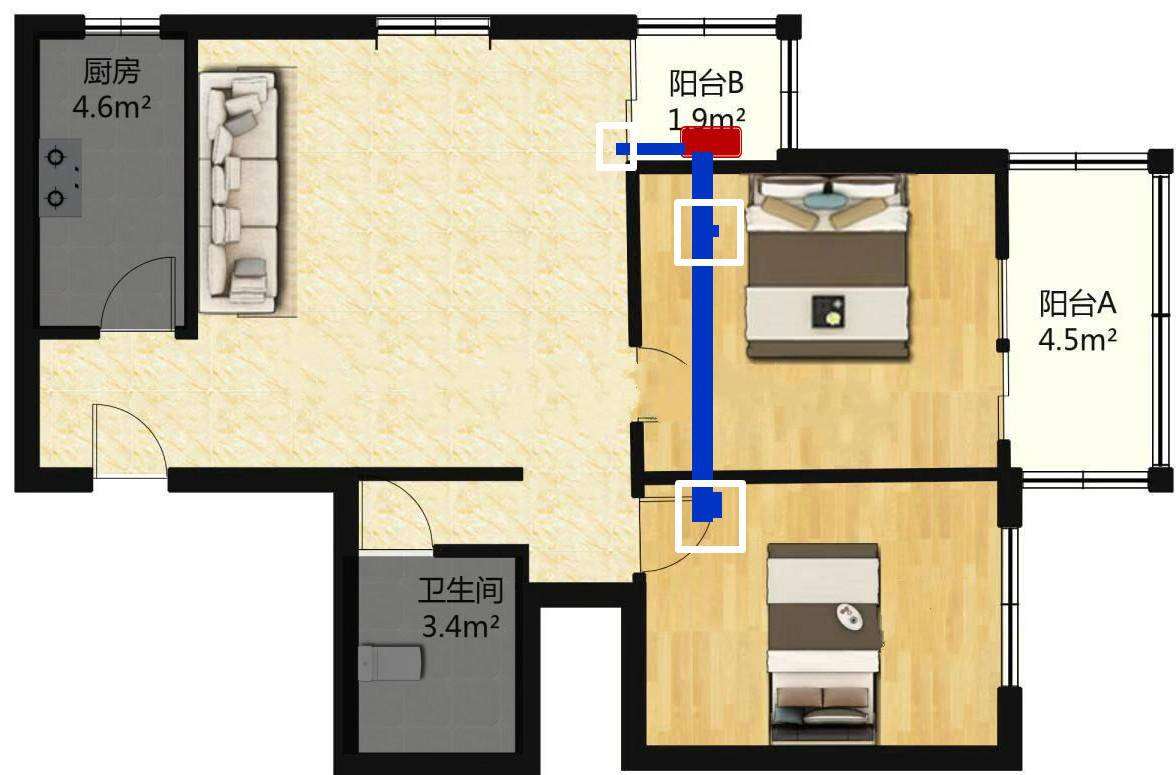 新风机安装位置及尺寸,新风机商用安装过程
