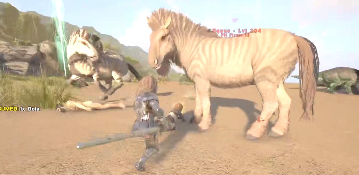 方舟生存进化手机版怎么驯服庞马,手机版方舟生存进化如何驯服庞马