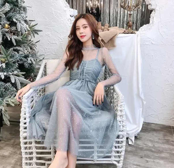 清爽又透气雪纺连衣裙穿着不闷,夏季雪纺连衣裙气质高级感轻奢