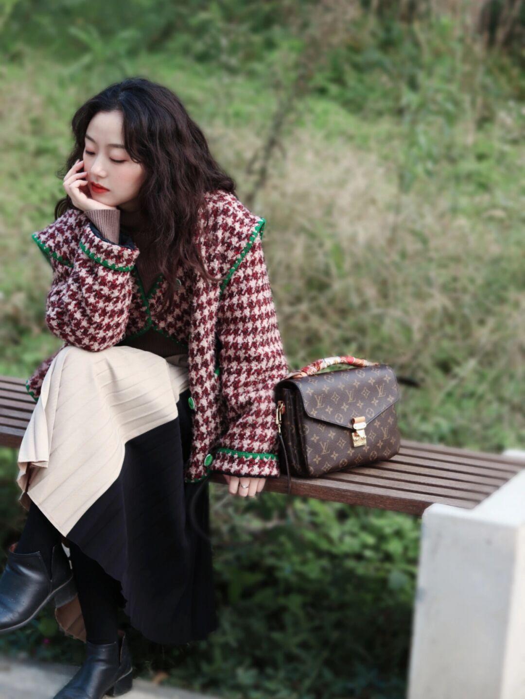 冬季简约毛呢外套穿搭,毛呢外套穿搭中短高端大气上档次