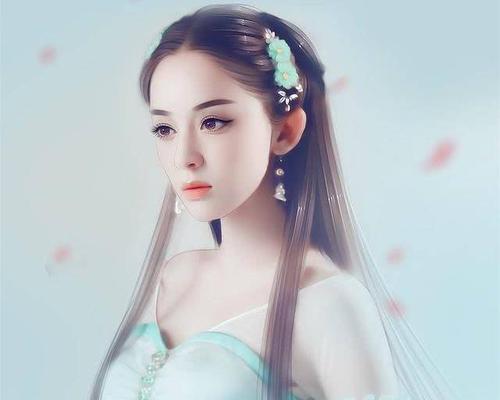 张智尧古装画像手绘,古装女明星图片手绘