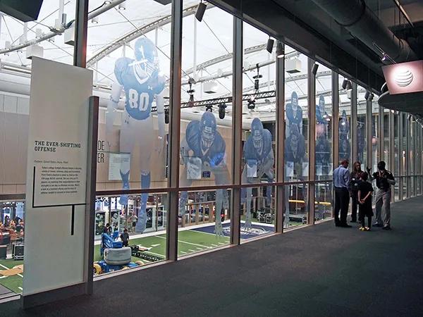 亚特兰大大学足球名人堂博物馆｜开创性的运动体验