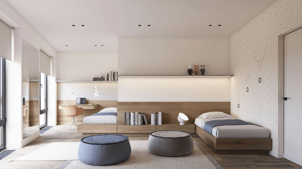 和平区侘寂风装修,极简主义的现代住宅设计