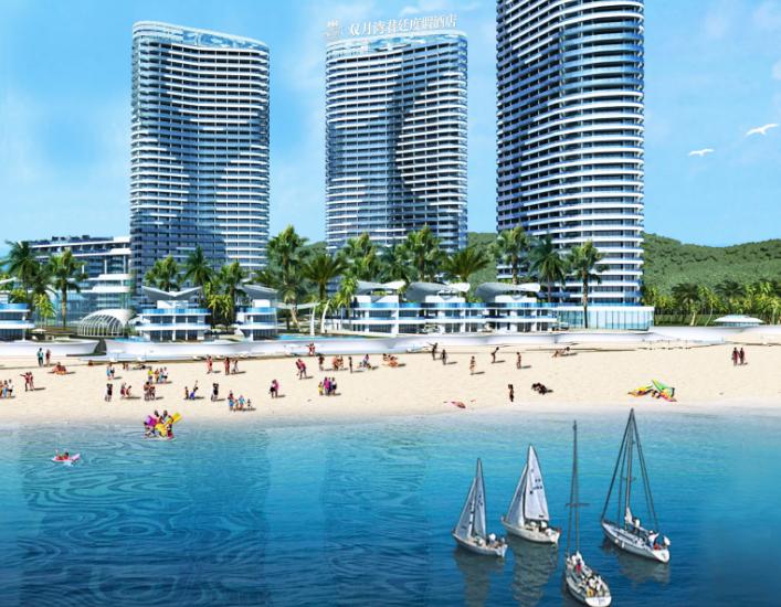 惠州双月湾日出海景酒店精选,惠州双月湾君廷酒店全景