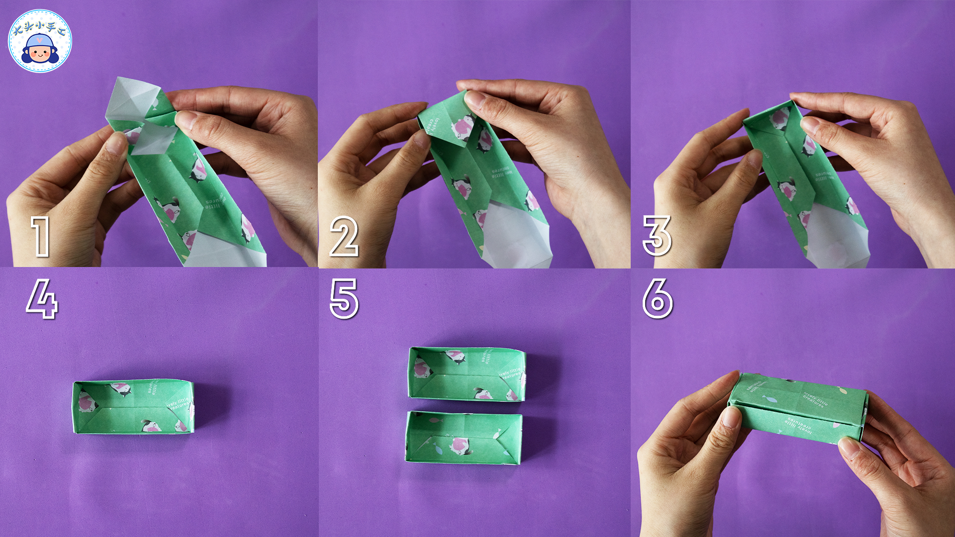 折纸沙发来啦，小朋友过家家必备！给你的宝贝也做一套吧