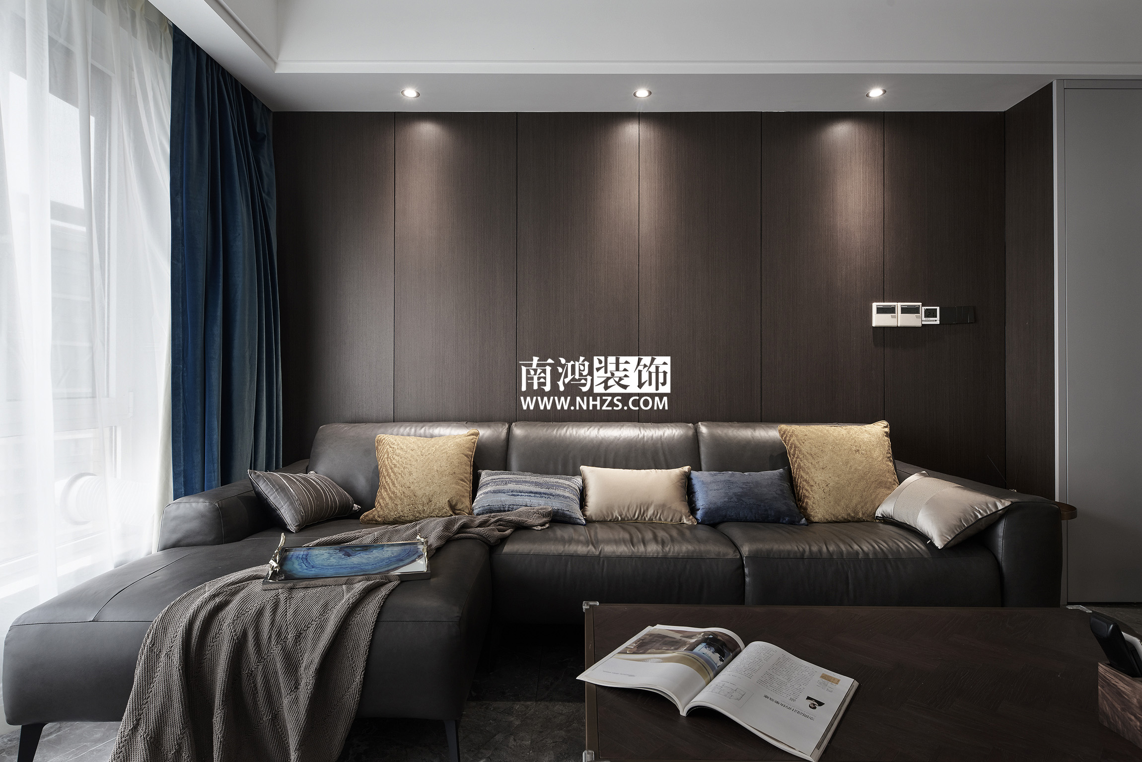 海威国际装修效果图,海威南北通透户型装修效果图三房