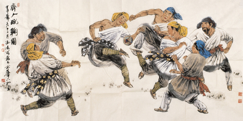 蹴鞠和足球历史演变图片,蹴鞠和足球历史演变