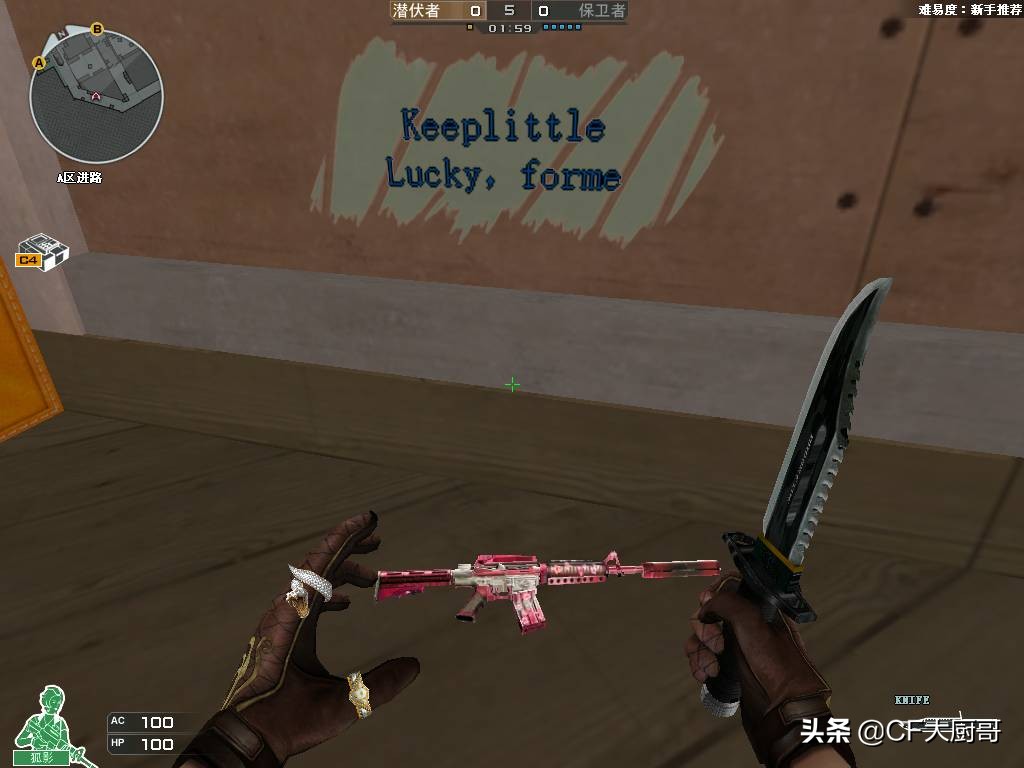 穿越火线粉色m4a1,穿越火线cf迷彩ak