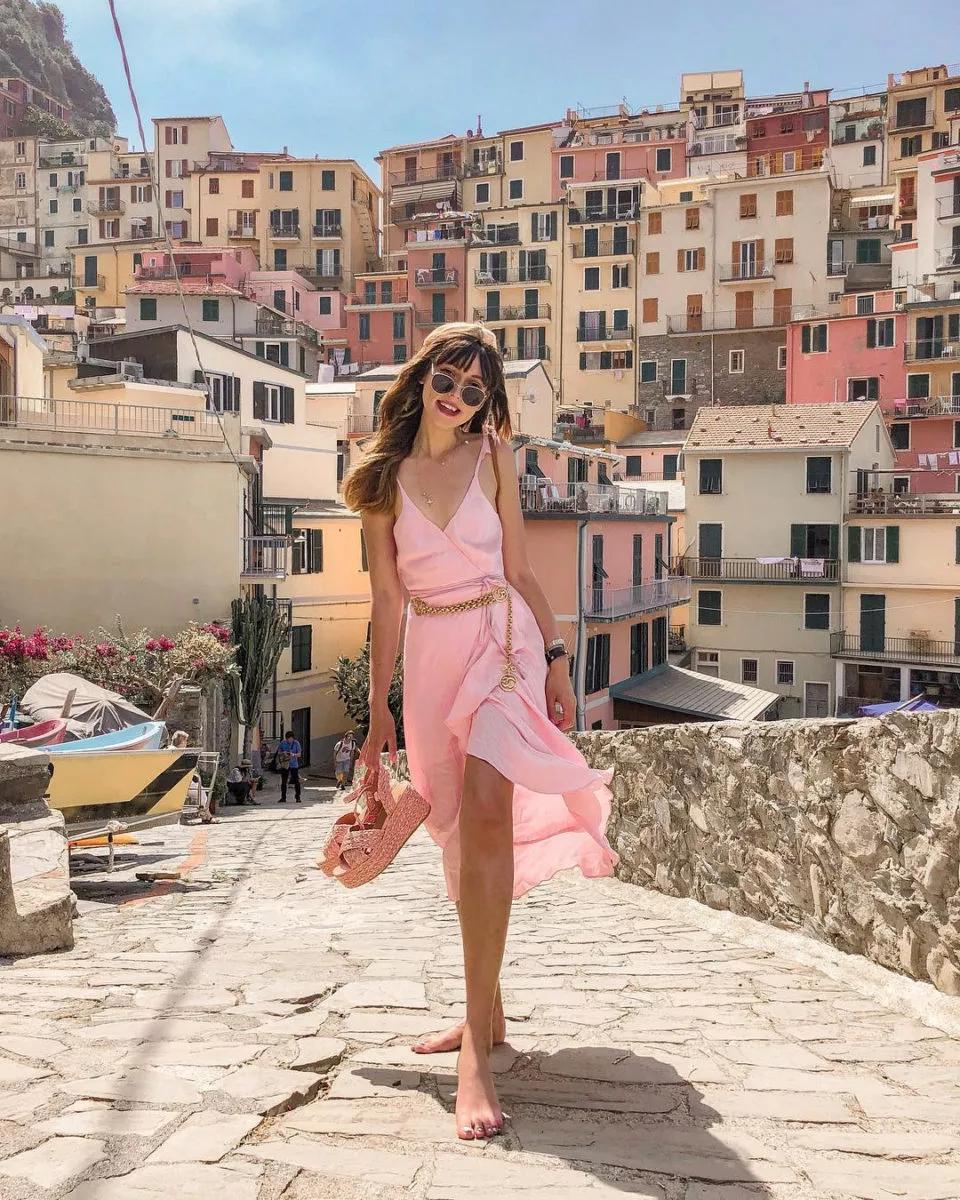 夏日就穿糖果色连衣裙，贼靓，回头率200%