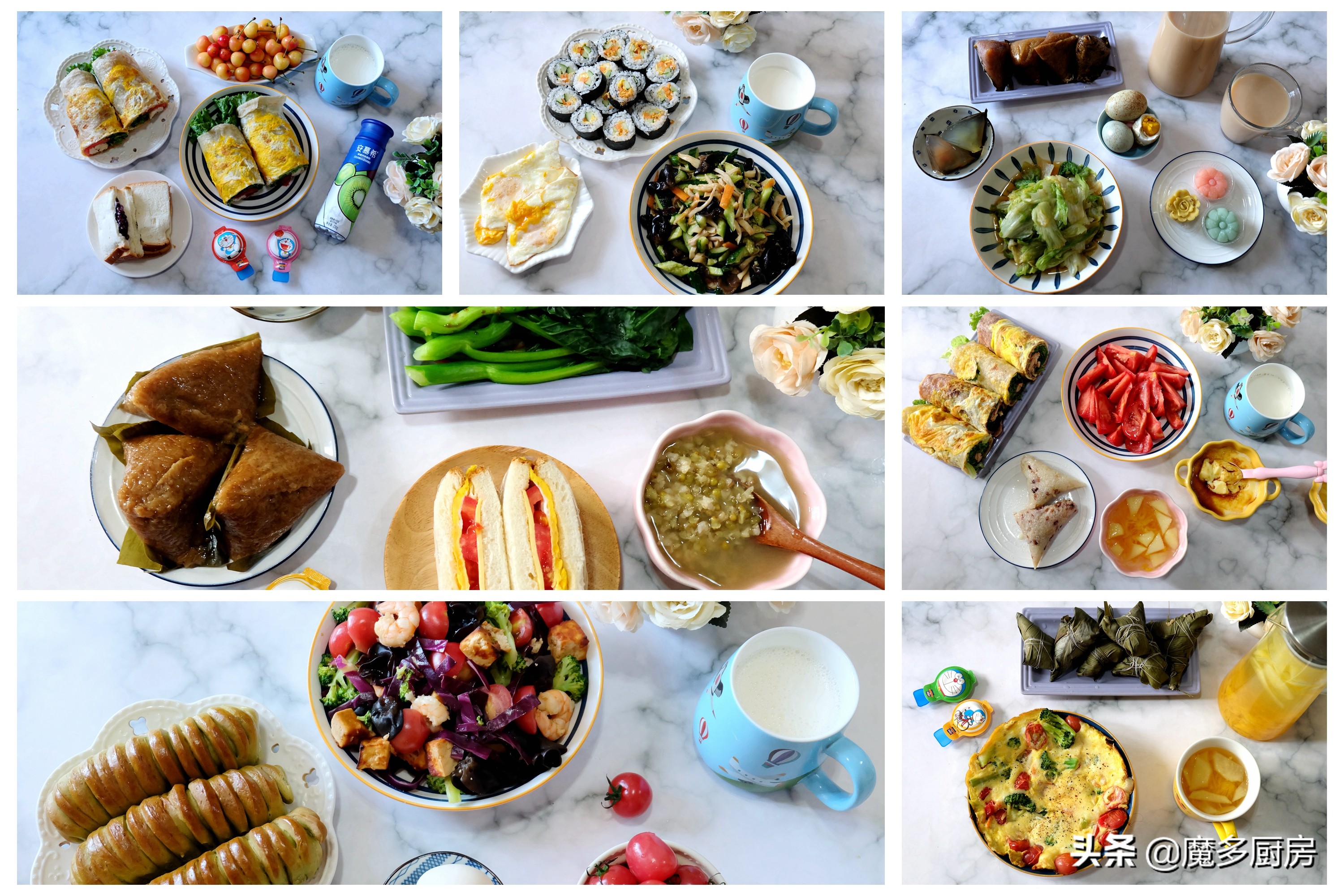 营养早餐搭配简单方便,夏天儿童早餐食谱大全