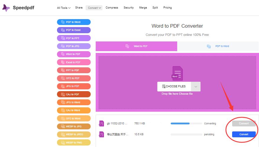 word转换成pdf最简单方法,wps2019怎么把pdf转换成word