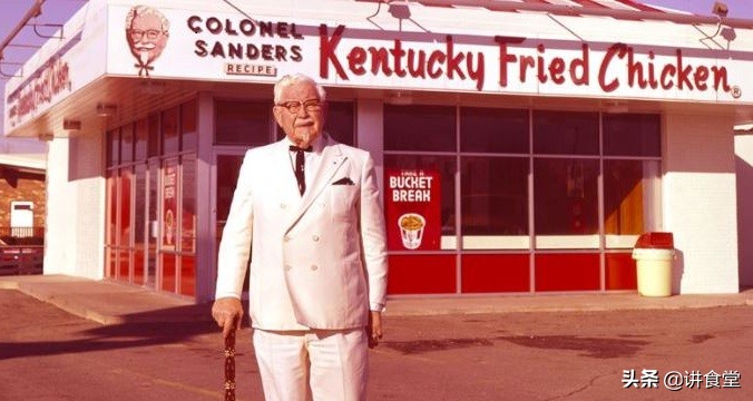 肯德基叔叔和肯德基爷爷,原来肯德基爷爷是这样的