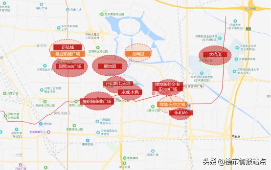 郑州蝶变,郑州新兴的商业圈