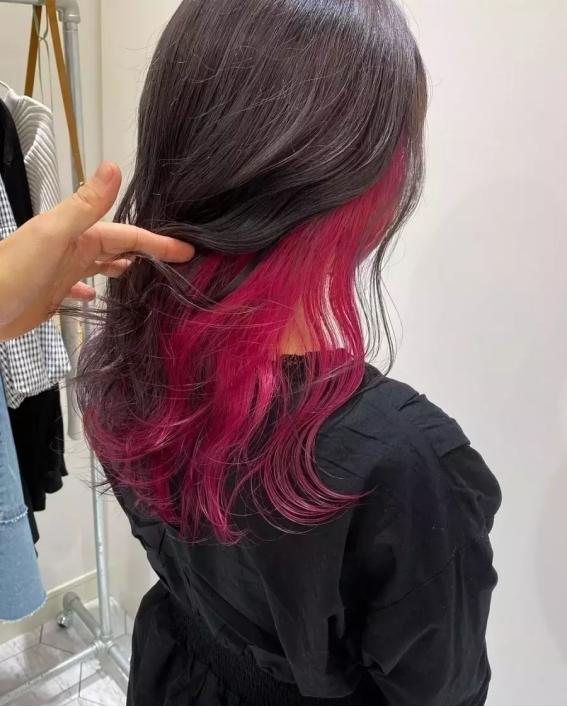 微潮色染发颜色推荐,恶魔紫色