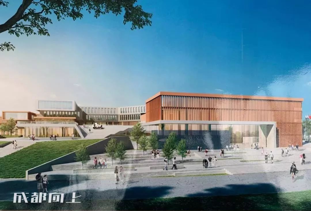大运村建设火热朝天，成都大学已经上天
