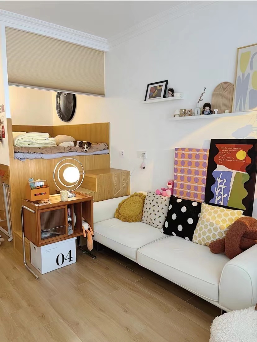 30平米客卧一体小户型,30平方客餐厨