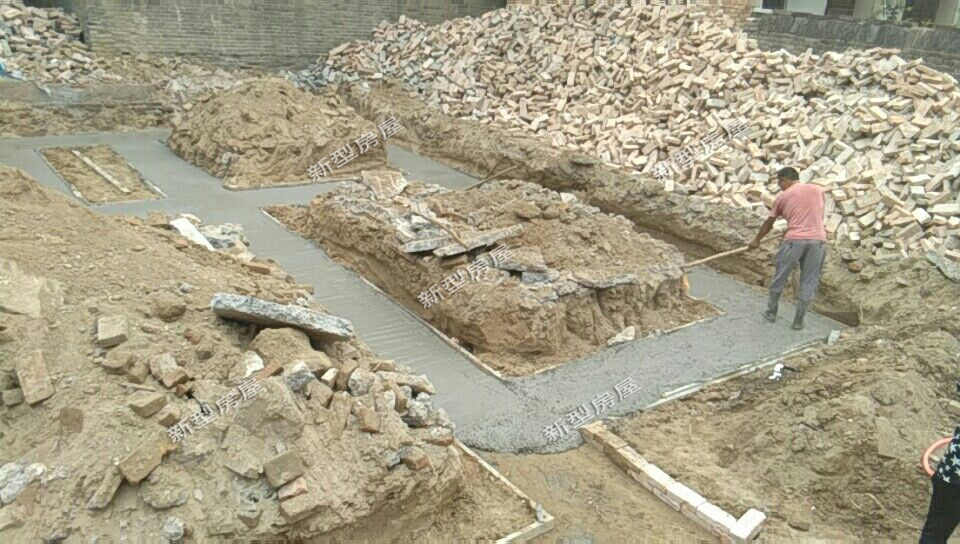 农村建房用砖做基础,农村建房条形基础施工方法