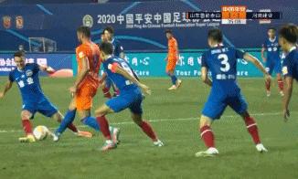 裁判傅明将执法中超揭幕战,傅明误判鲁能视频