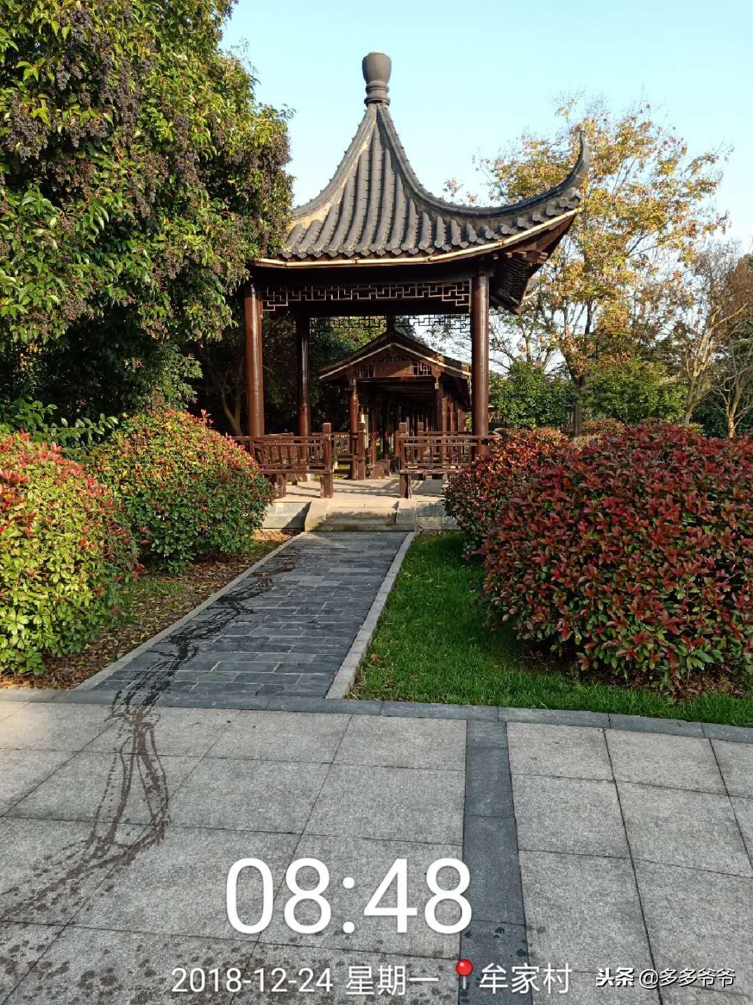 村旗飘飘，带看台的蓝球场，全国文明村，外地人看常州D1