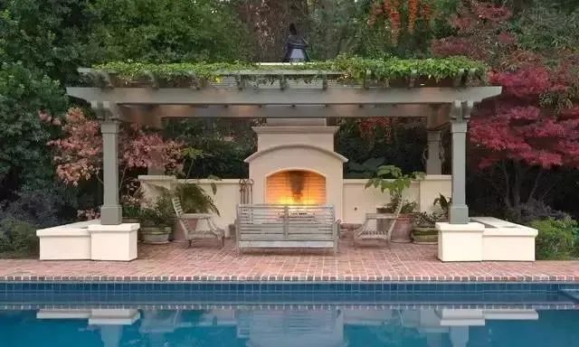 庭院花园石材地板铺设效果,私家庭院最流行的4大铺装方式