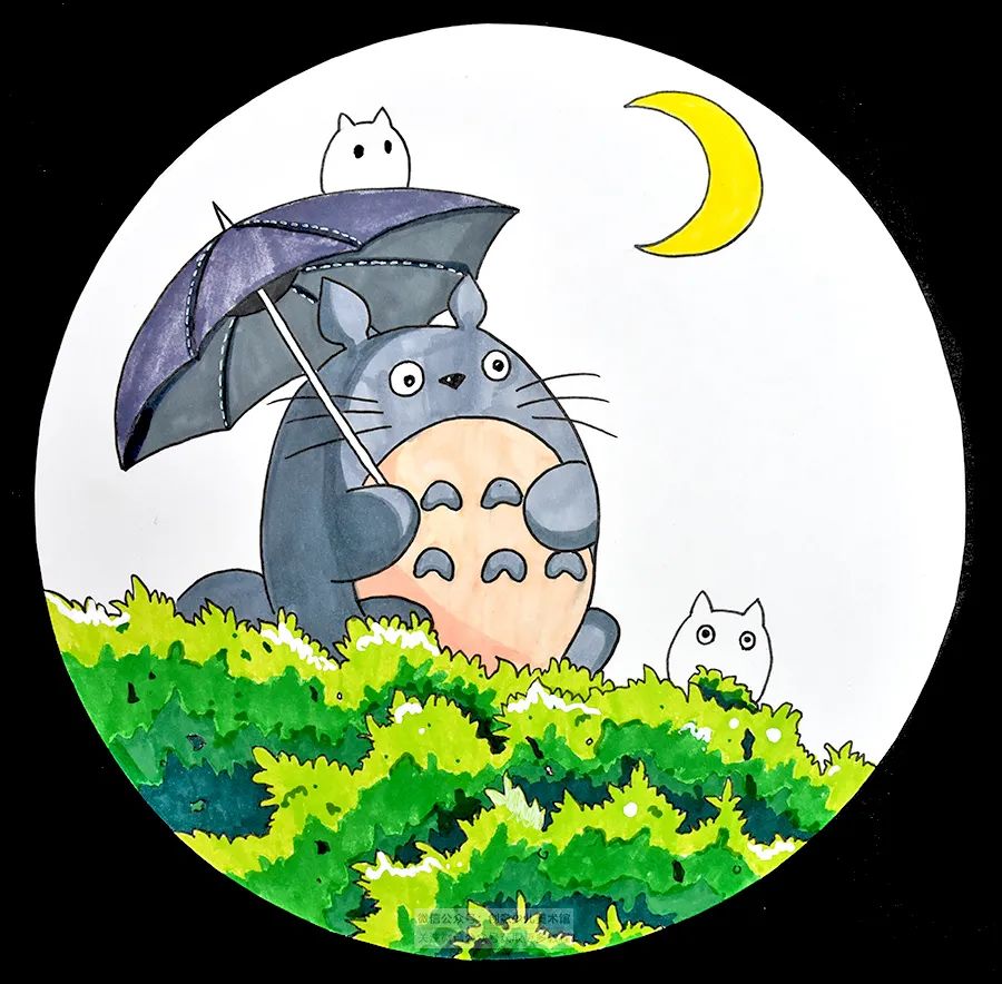 初级动漫儿童画教程,动漫人物画画教程龙猫