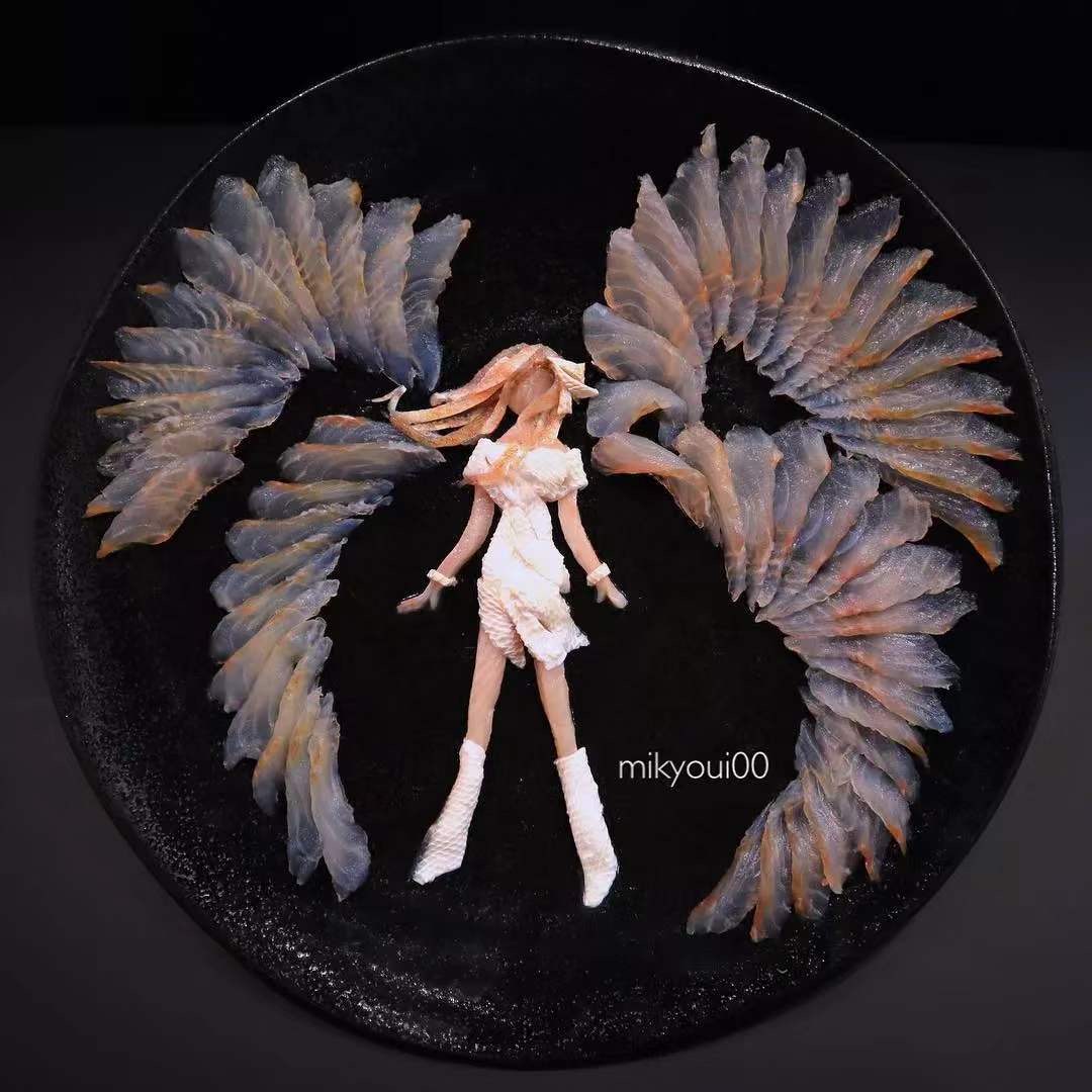 澳龙刺身摆盘制作视频,刺身制作视频创意摆盘